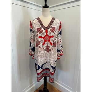 Crème Fraiche Silk Tunic Dress